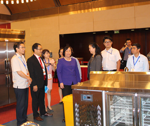 Lắp đặt khu bếp công nghiệp cuộc thi tay nghề các nước Asean lần thứ 10
