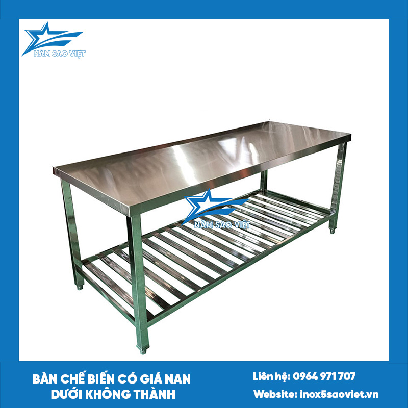 BÀN CHẾ BIẾN CÓ GIÁ NAN DƯỚI KHÔNG THÀNH