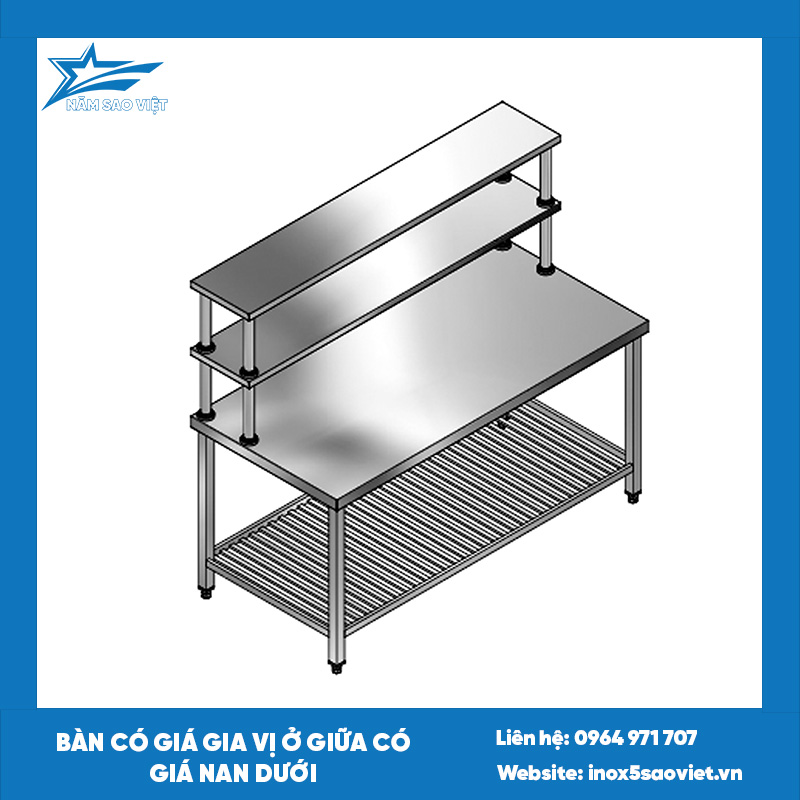 BÀN CÓ GIÁ GIA VỊ Ở GIỮA CÓ GIÁ NAN DƯỚI