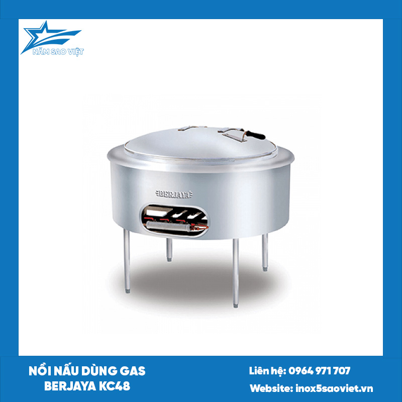 Nồi nấu dùng gas Berjaya KC48