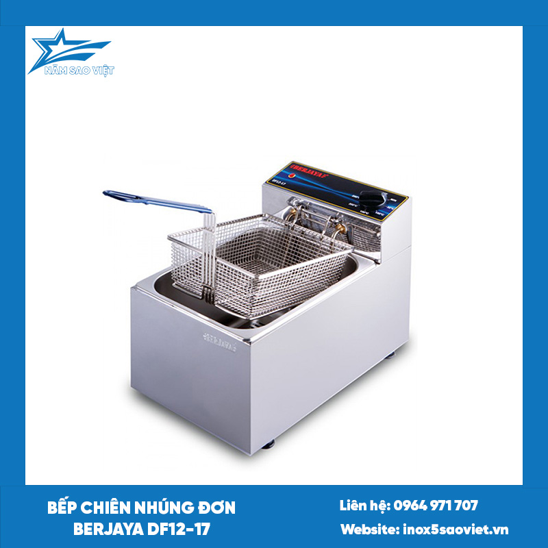 Bếp chiên nhúng đơn Berjaya DF12-17
