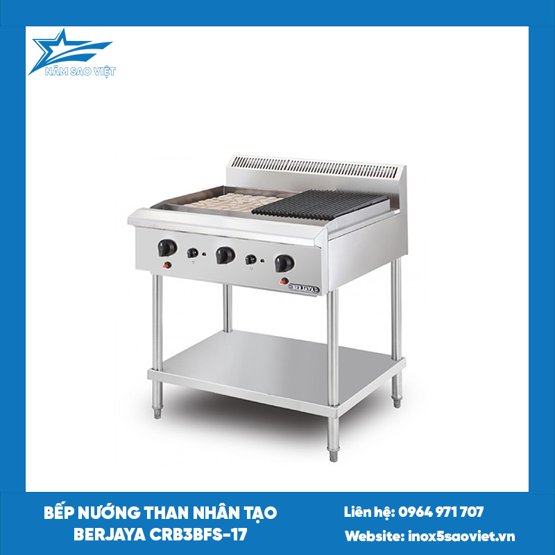 Bếp nướng than nhân tạo Berjaya CRB3BFS-17