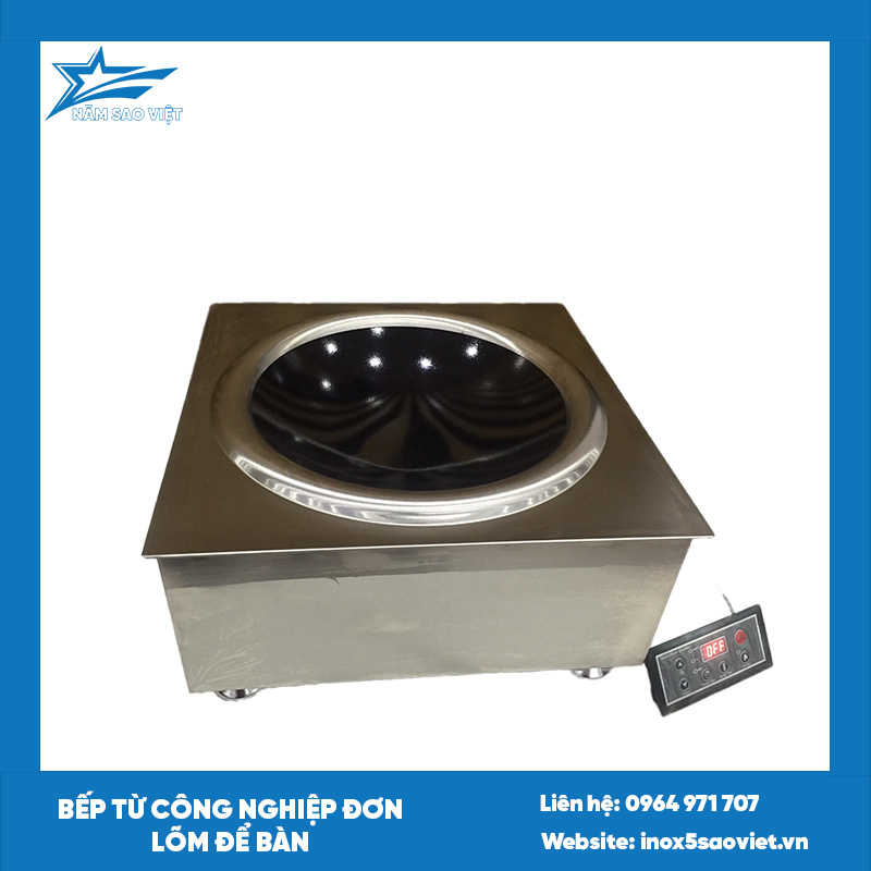 BẾP TỪ CÔNG NGHIỆP ĐƠN LÕM ĐỂ BÀN