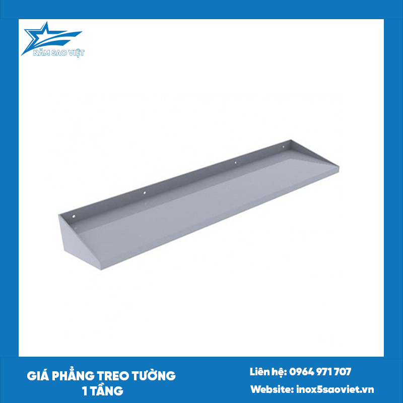GIÁ PHẲNG TREO TƯỜNG 1 TẦNG