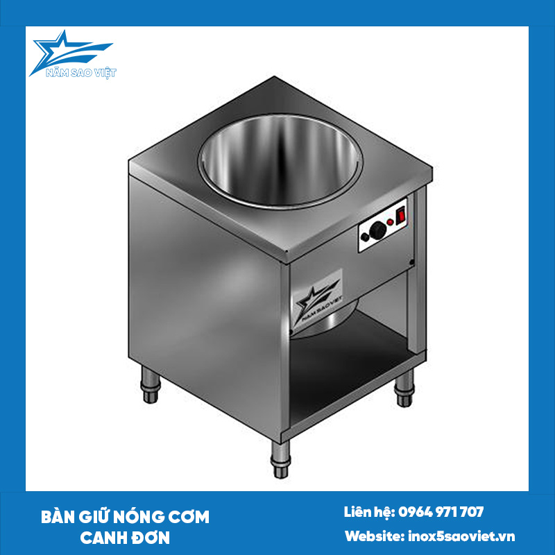 BÀN GIỮ NÓNG CƠM CANH ĐƠN