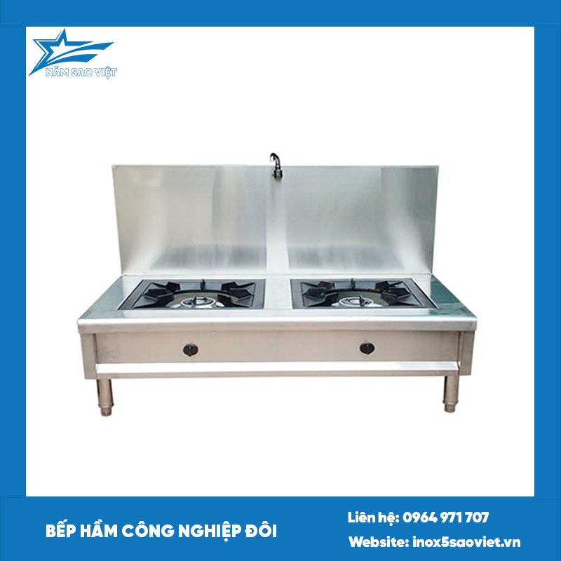Bếp hầm công nghiệp đôi