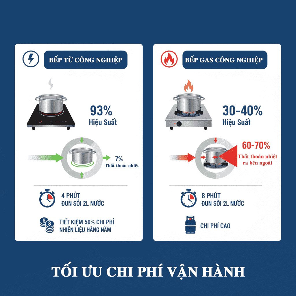 Có nên lựa chọn bếp từ công nghiệp ?