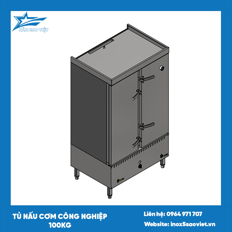 TỦ CƠM CÔNG NGHIỆP 100KG