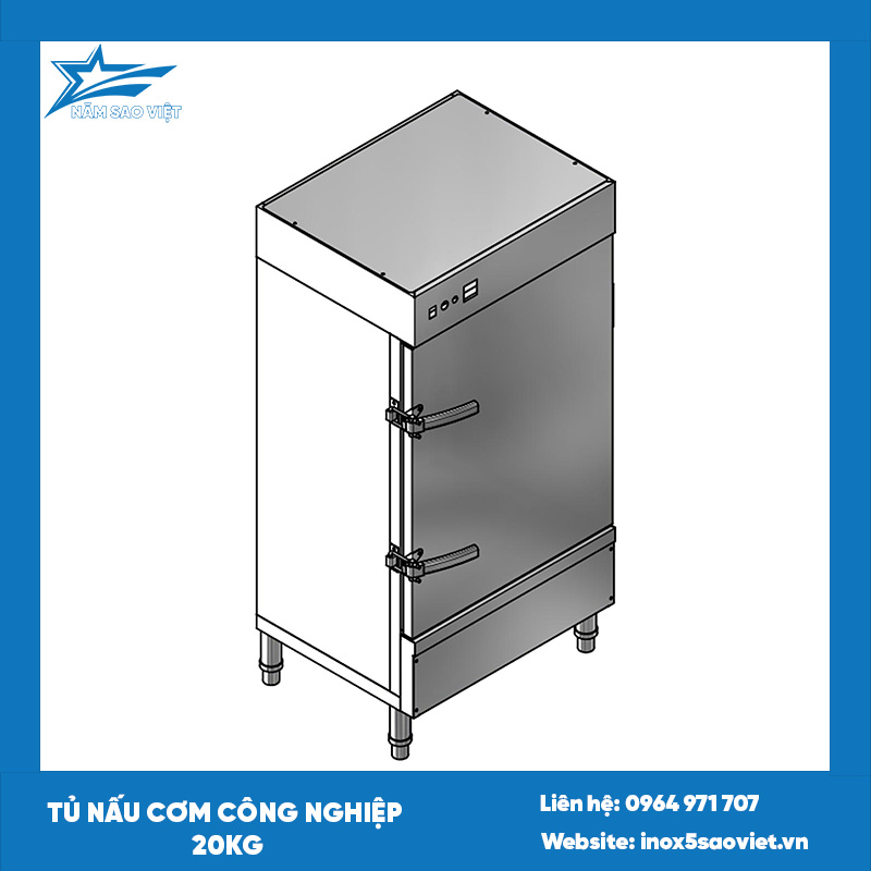 TỦ NẤU CƠM CÔNG NGHIỆP 20KG