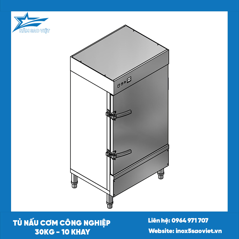 TỦ NẤU CƠM CÔNG NGHIỆP 30KG