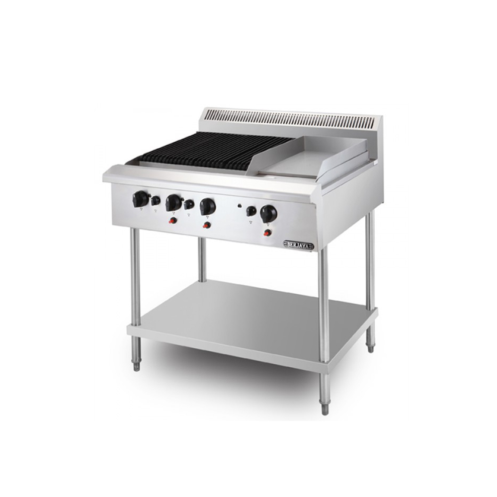 Bếp nướng c&#243; chi&#234;n phẳng Berjaya CB3BGG1BFS-17