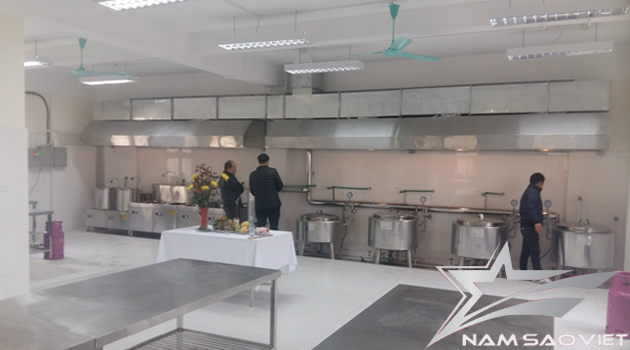 Năm Sao Việt lắp đặt khu vực bếp cho Tổng Công ty 789 BQP