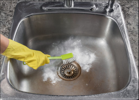 Cách làm sạch bồn rửa inox
