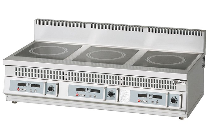 Bếp từ công nghiệp đa dạng về kích thước và kiểu dáng